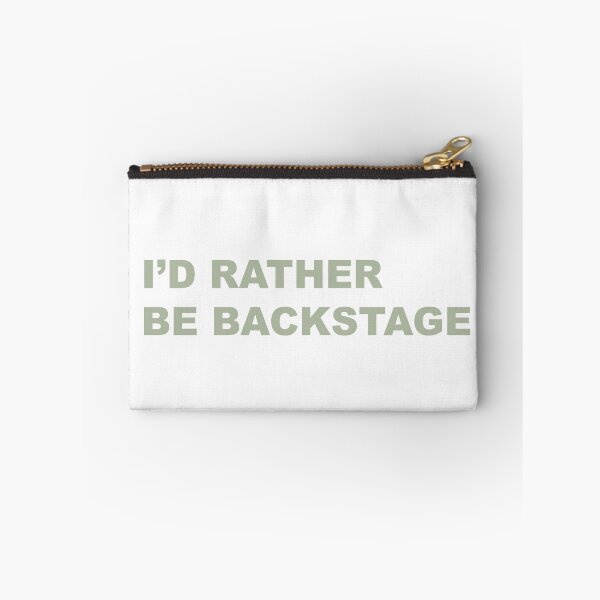 Item preview, I'd Rather Be Backstage Sage Green Pastel Aesthetic designed and sold by graceannej.