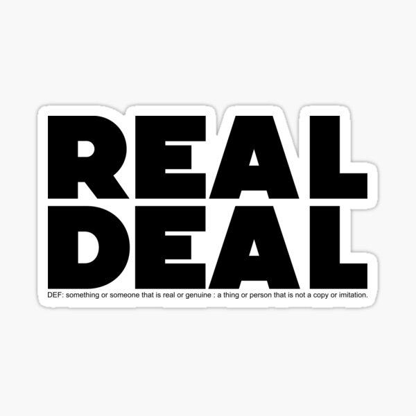Real Deal Real Sticker - Real Deal Real Haydiroket - Discover