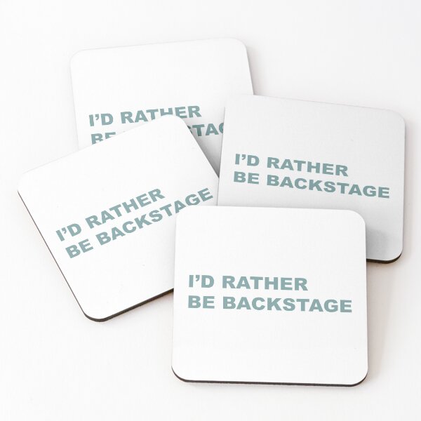 Item preview, I'd Rather Be Backstage designed and sold by graceannej.