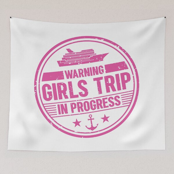 Item preview, Warning: Girls Trip In Progress 2 designed and sold by 397HOUSE Your happy time.