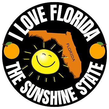 Artwork thumbnail, I Love Florida The Sunshine State by RGRamsey