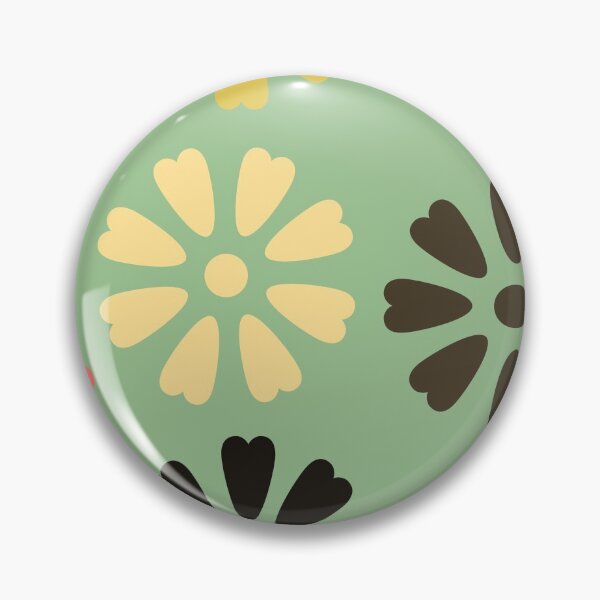 Item preview, Colorful heart shaped eight petals floral design designed and sold by Hexagon98.