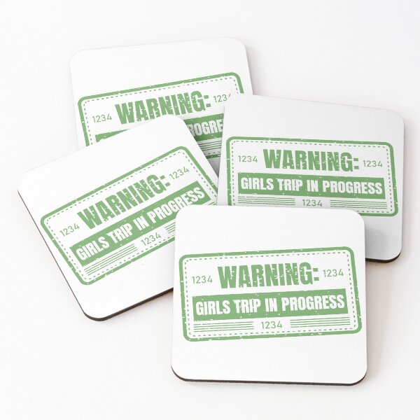 Item preview, Warning: Girls Trip In Progress 4 designed and sold by 397HOUSE Your happy time.