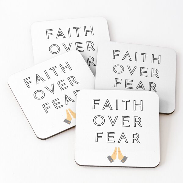 Item preview, Faith over Fear motivational Trust on God designed and sold by Priyesh Rao.