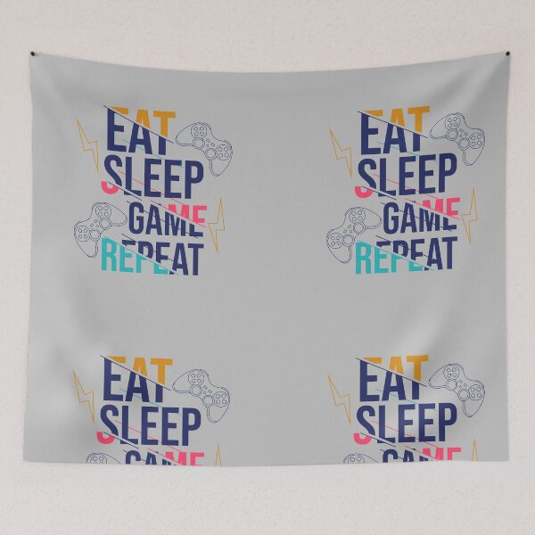 Item preview, Eat sleep game repeat  designed and sold by Waelstyle99.