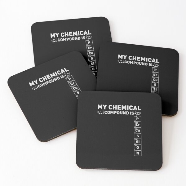 Item preview, Percussion Band Geek My Chemical Compound Marching Band Idea designed and sold by teatordena.