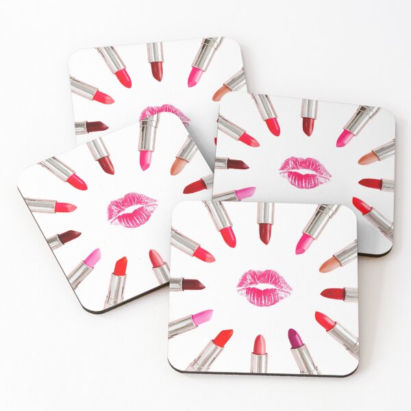 Item preview, Red Lips with Lipstick Colors designed and sold by RBDESIGN SHOP.