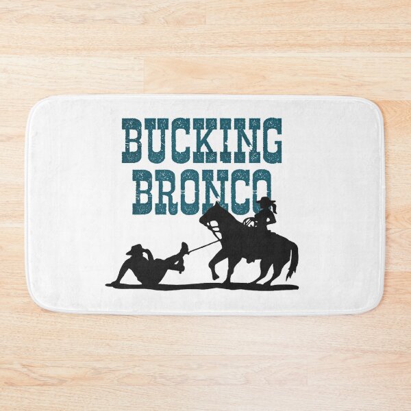 Artikelvorschau, Buckelndes Bronco-Cowgirl auf Pferd entworfen und verkauft von Popular-Gifts.