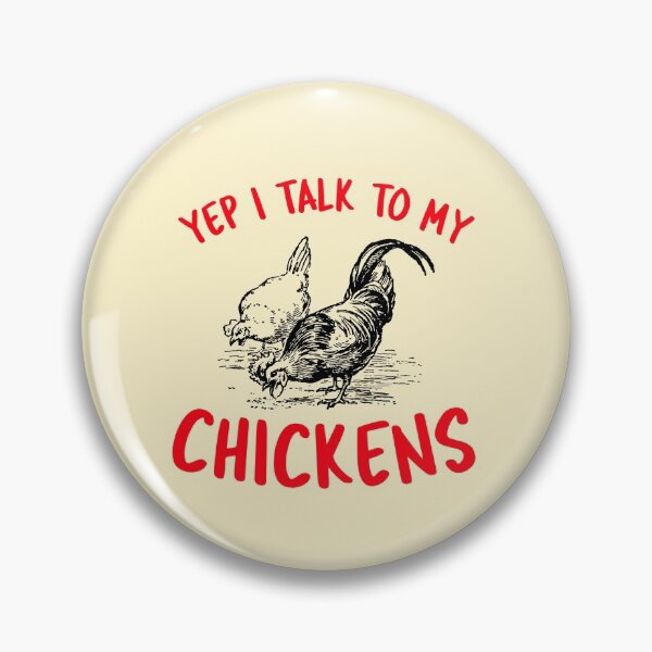 Item preview, Yep I Talk To My Chickens -funny chicken design in red text designed and sold by katiekendall.