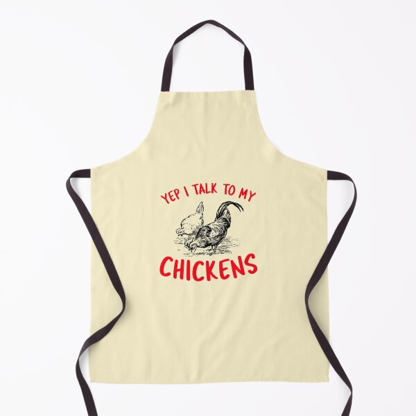 Item preview, Yep I Talk To My Chickens -funny chicken design in red text designed and sold by katiekendall.