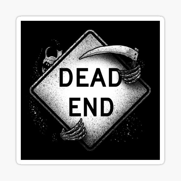 Dead End Sticker