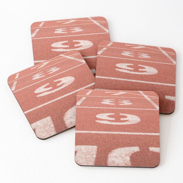 Item preview, Lane numbers on red race track designed and sold by svanaerschot.
