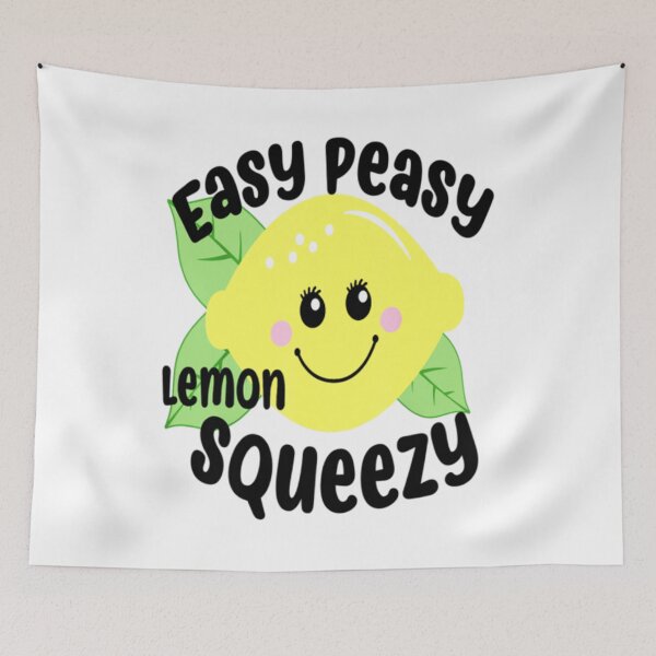 Item preview, EASY PEASY LEMON SQUEEZY Funny designed and sold by Holidays68.