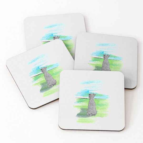 Item preview, Just Minding My Own Business - Schnauzer Dog designed and sold by nibsgallery.