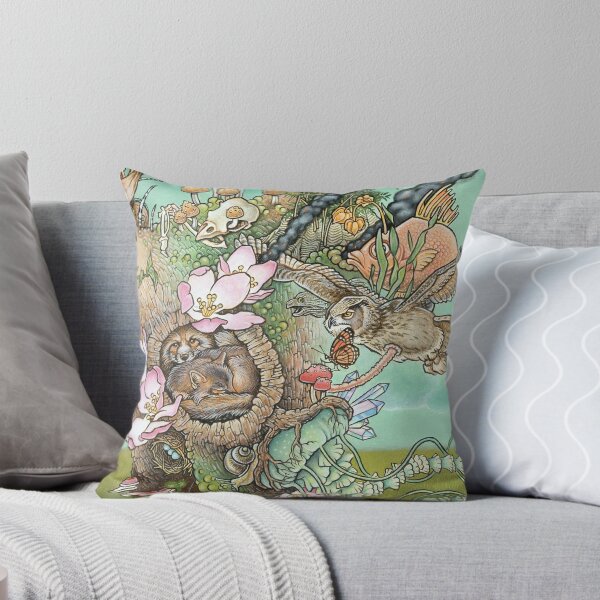 The Secret (Detail) Throw Pillow