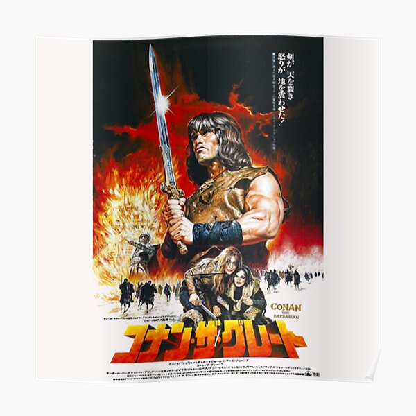 Poster Conan Der Barbar Redbubble