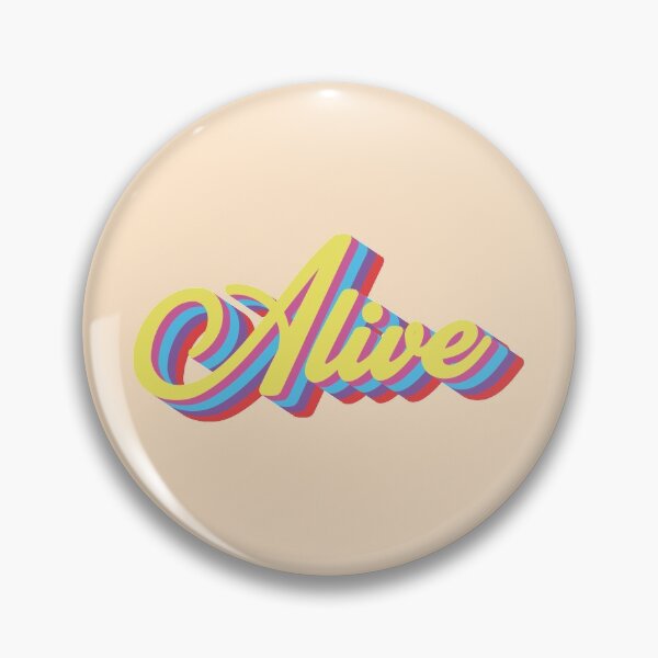 Item preview, Alive Colorful Retro Typography  designed and sold by heyitsIrish.