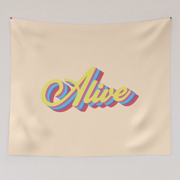 Item preview, Alive Colorful Retro Typography  designed and sold by heyitsIrish.