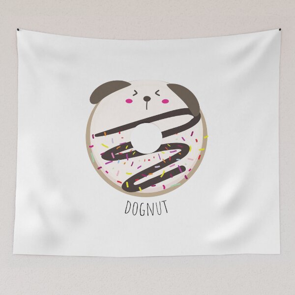 Item preview, Cute Dognut (Sprinkle & Drizzle) designed and sold by sanashibata.