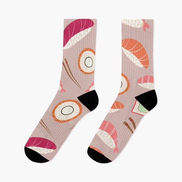Item preview,  pattern with rolls and sushi designed and sold by Verchikowl.