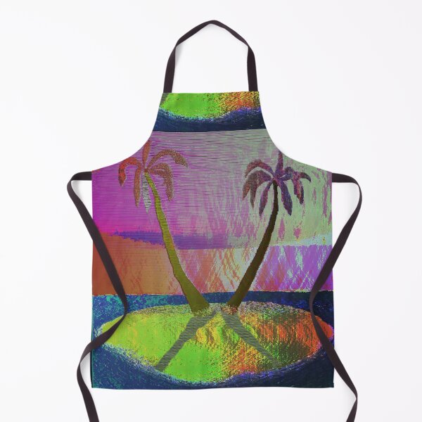 Item preview, Twin Palm Trees on Island designed and sold by M-PixelGarden.