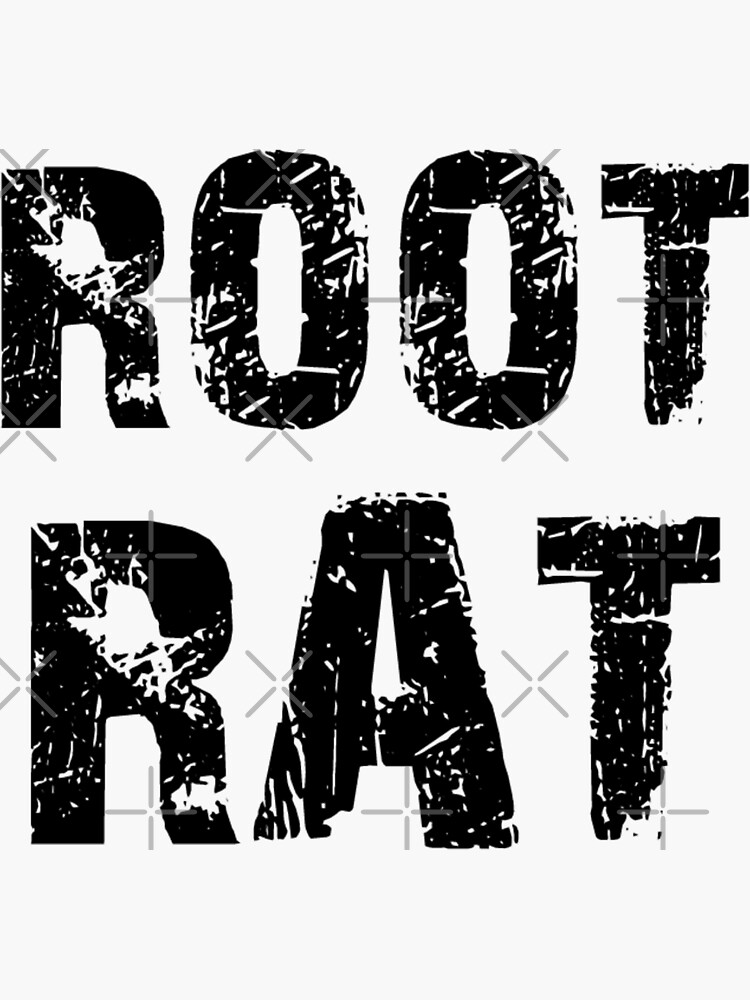 root-rat-rootrat-ozzy-saying-australian-slang-sticker-for-sale