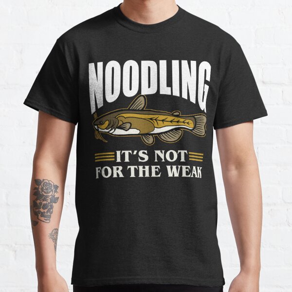 Noodling Catfish Fishing T-Shirts for Sale