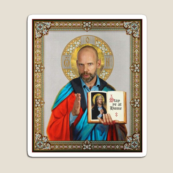 Saint Jeroen COVID Commander Magnet