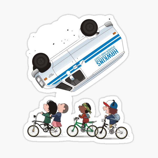 STRANGER PEANUTS Sticker