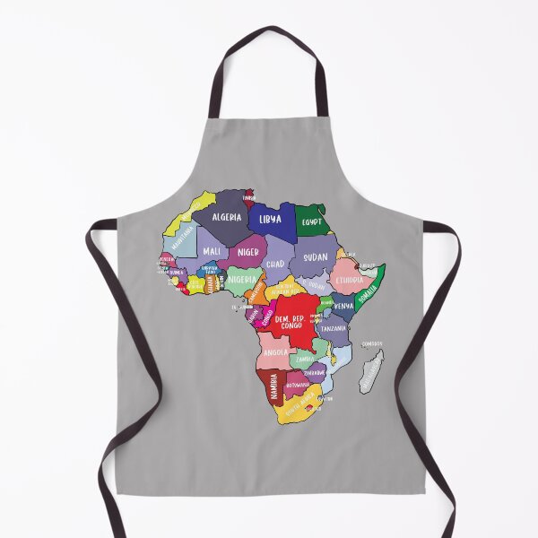 Item preview, Colorful map of Africa with country names, colored African Continent designed and sold by mashmosh.