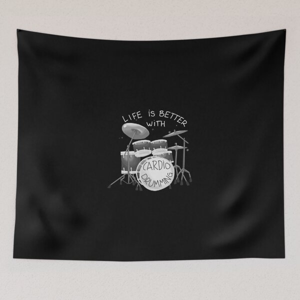 Item preview, T-Shirts Cool Life Is Better With Cardio Drumming Funny Drummer Drummer Gifts Tee 2 designed and sold by stierleism.