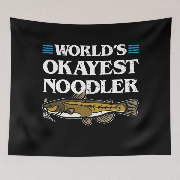Item preview, Worlds Okayest Noodler | Catfish Hunter | Noodling | Catfishing | Noodler | Sunset designed and sold by justjonboy.
