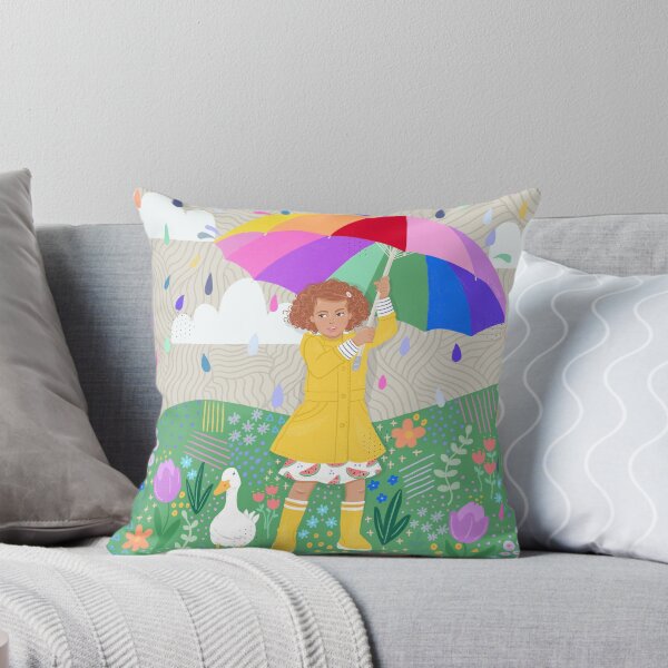 Item preview, Little Rainbow Girl and Her Duck designed and sold by tashalouisemay.