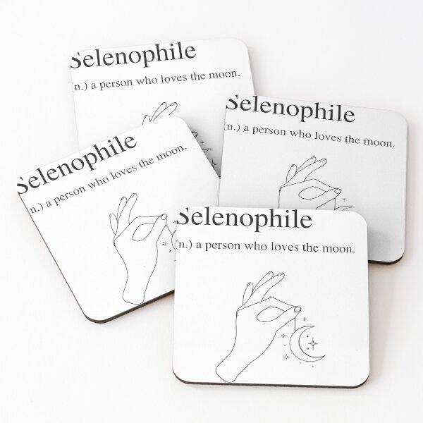 Item preview, Selenophile Definition - Moon Lover (Design 1) Selenophile Meaning Merch designed and sold by UniqqFactory.