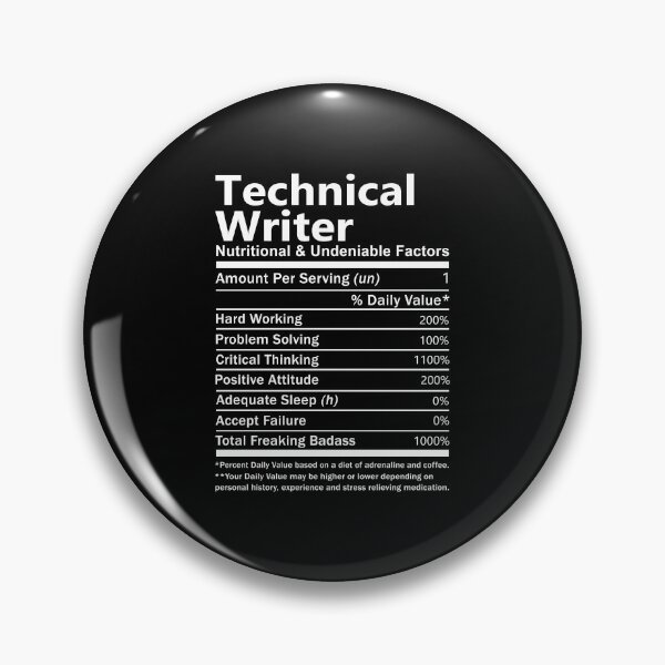 Item preview, Technical Writer T Shirt - Nutritional And Undeniable Factors Gift Item Tee designed and sold by artwigse.