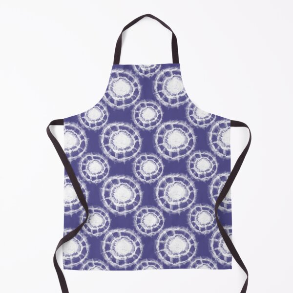 Item preview, Shibori White Circles on Blue designed and sold by AlteredAtelier.