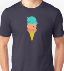 Narwhal Octopus Ice Cream Unisex T-Shirt