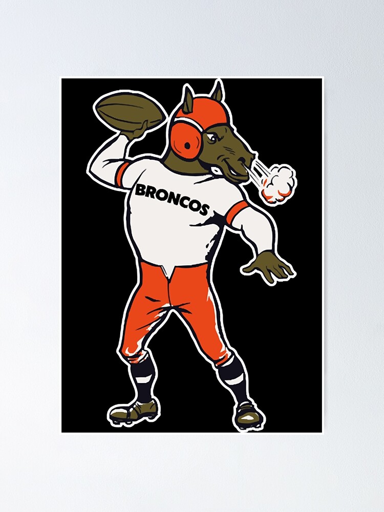 Vintage Denver Broncos Mascot Essential T-Shirt for Sale by keplicon1789