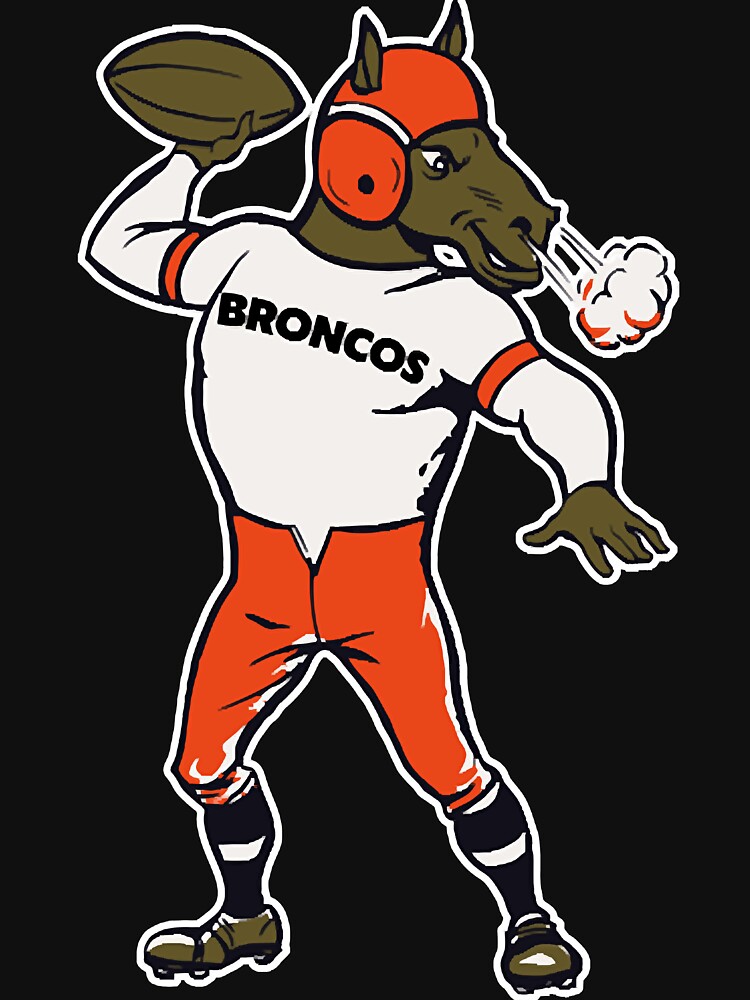 Vintage Denver Broncos Mascot Essential T-Shirt for Sale by keplicon1789