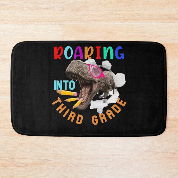Item preview, Roaring into Third Grade-Dinosaur Pink Glasses-Backtoschool designed and sold by DiensDesign.