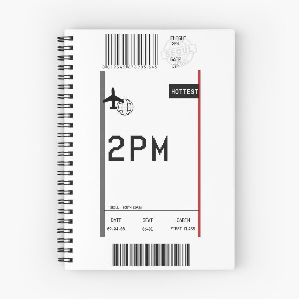 Item preview, 2PM "Boarding Pass" designed and sold by lovely-day.