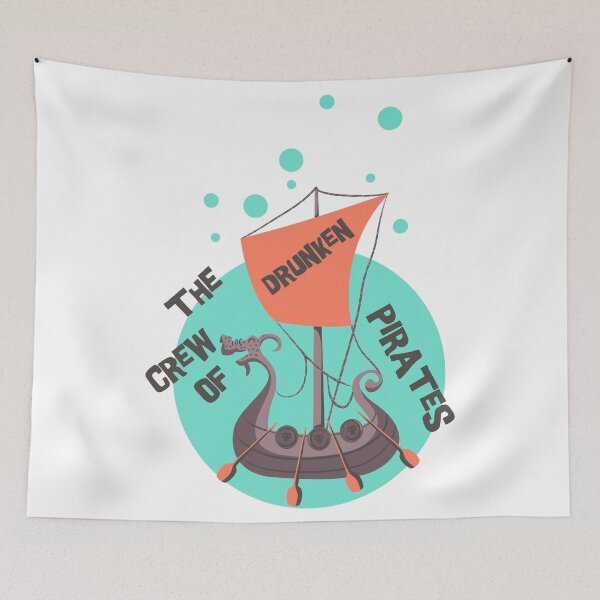 Item preview, The Crew of Drunken Pirates designed and sold by Studio  Six.