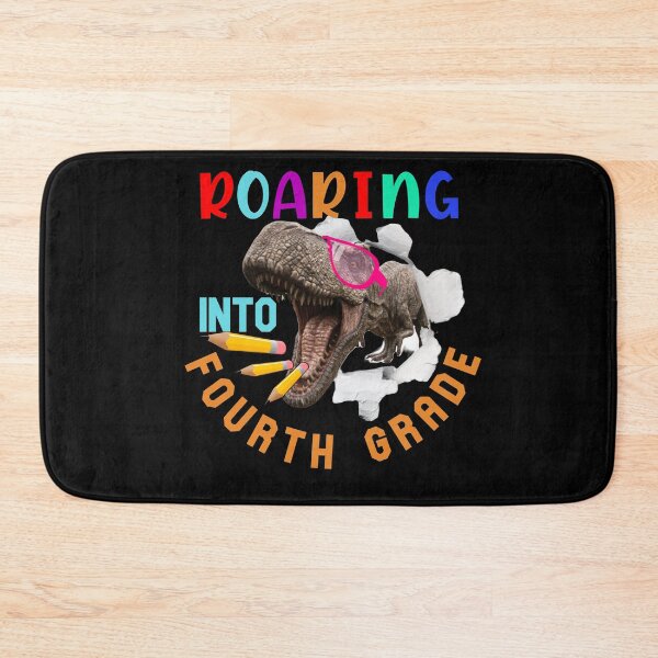 Item preview, Roaring into Fourth Grade-Dinosaur Pink Glasses-Backtoschool designed and sold by DiensDesign.