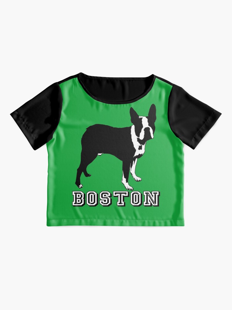 boston terrier pocket t shirt