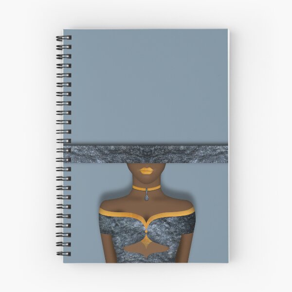 Item preview, Elegant outfit on a woman, with gold and black rock texture print, a strapless top, and a choker, with golden lipstick designed and sold by CiniArt.
