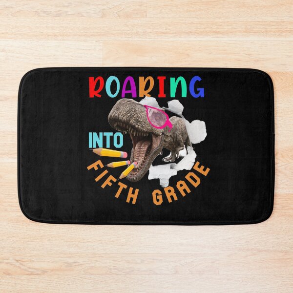 Item preview, Roaring into Fifth Grade-Dinosaur Pink Glasses-Backtoschool designed and sold by DiensDesign.