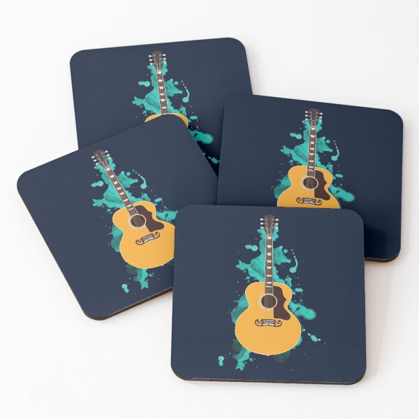 Item preview, Guitarra acústica estilo jumbo con acabado natural designed and sold by nightsworthy.