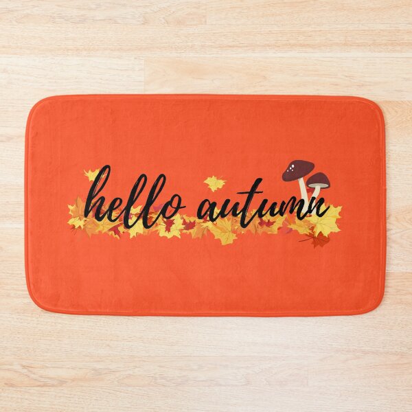 Item preview, Hello Autumn 2 Fall Time Autumn Leaves designed and sold by EndlessDoodles.