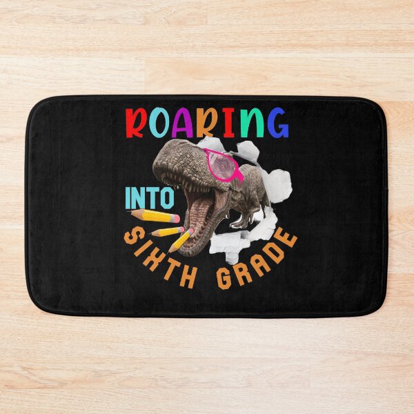 Item preview, Roaring into Sixth Grade-Dinosaur Pink Glasses-Backtoschool designed and sold by DiensDesign.