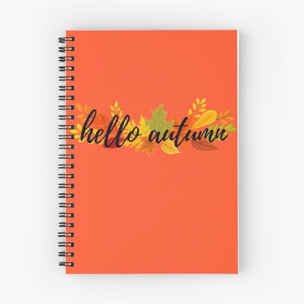Item preview, Hello Autumn 3 Fall Time Autumn Leaves designed and sold by EndlessDoodles.